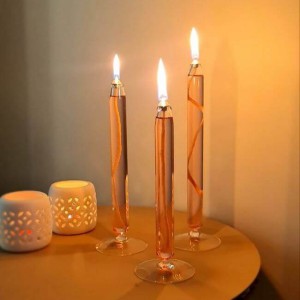 شمع مایع پایه دار مدل مدادی