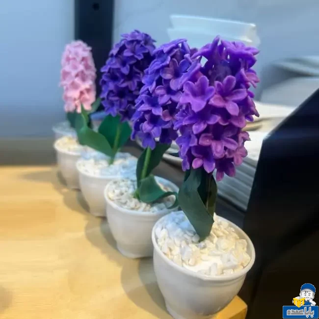 فروش عمده گلدان گل مصنوعی سنبل