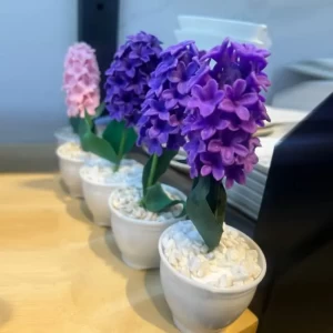 گلدان گل مصنوعی سنبل