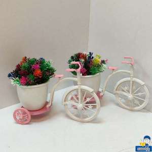 گلدان تزئینی مدل دوچرخه