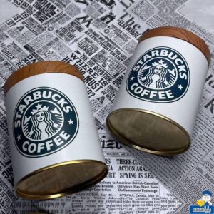 قوطی فلزی قهوه طرح استارباکس