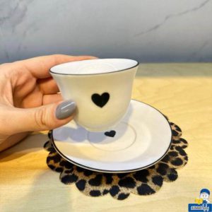 قهوه خوری چینی عربی مدل قلبی