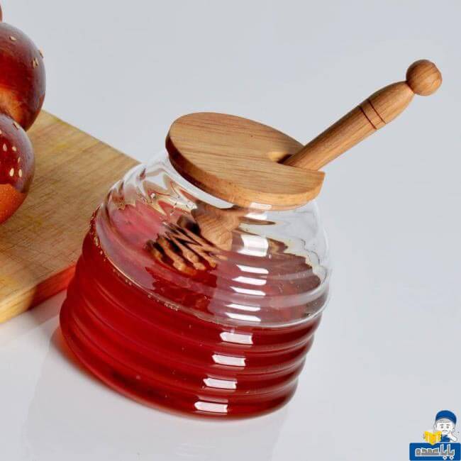 ظرف عسل شیشه ای مدل ماتیا