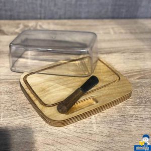 کره خوری چوبی با کارد رایکا